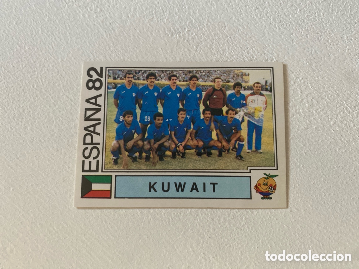 Cromos de f&uacute;tbol: Cromo panini mundial Espa&ntilde;a 82 n&uacute;mero 229 Kuwait - Sticker album world cup Spain 1982