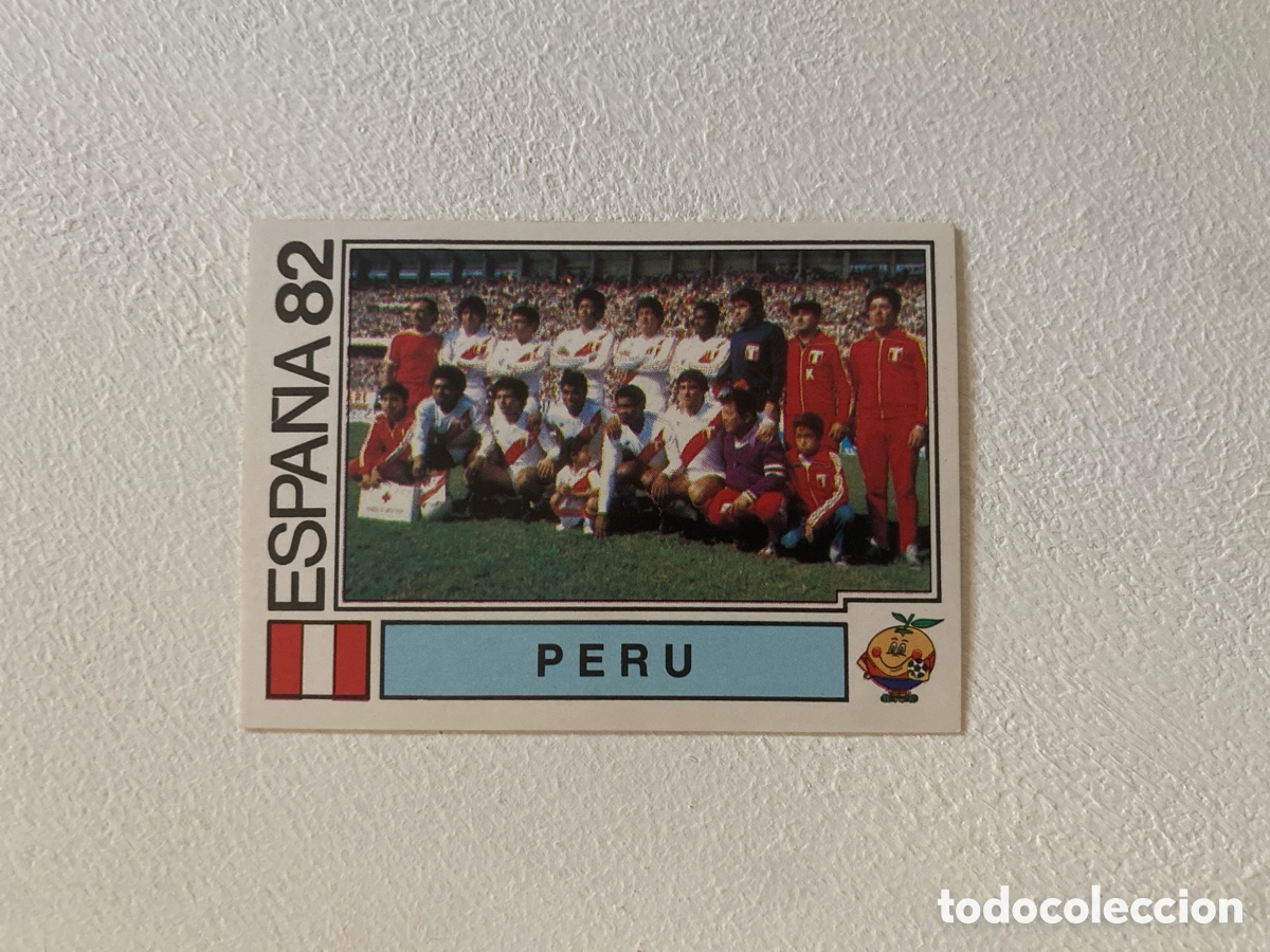 Cromos de f&uacute;tbol: Cromo panini mundial Espa&ntilde;a 82 n&uacute;mero 73 Peru - Sticker album world cup Spain 1982
