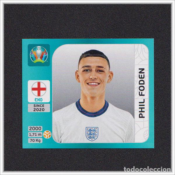 Cromos de f&uacute;tbol: VERSI&Oacute;N INTERNACIONAL UEFA EURO 2020 EUROCOPA 20 PANINI PHIL FODEN INGLATERRA 396 ALBUM TOURNAMENT