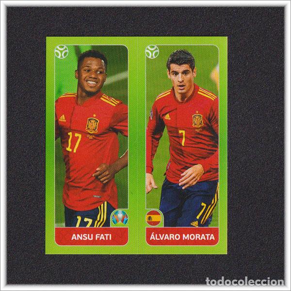 Cromos de f&uacute;tbol: VERSI&Oacute;N INTERNACIONAL UEFA EURO 2020 EUROCOPA 20 PANINI ANSU FATI MORATA 518 ALBUM ESPA&Ntilde;A TOURNAMENT
