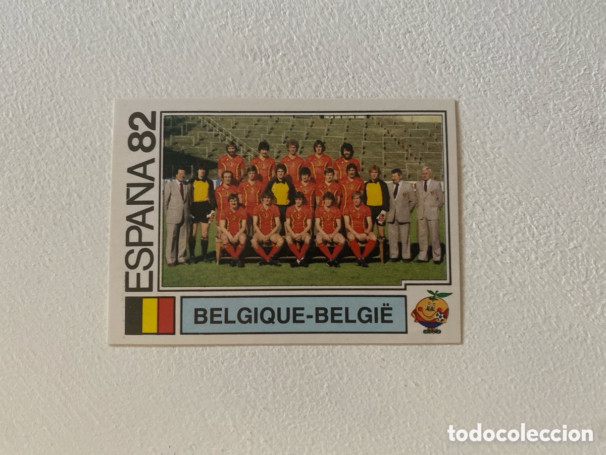 Cromos de f&uacute;tbol: Cromo panini mundial Espa&ntilde;a 82 n&uacute;mero 201 Belgium - Sticker album world cup Spain 1982