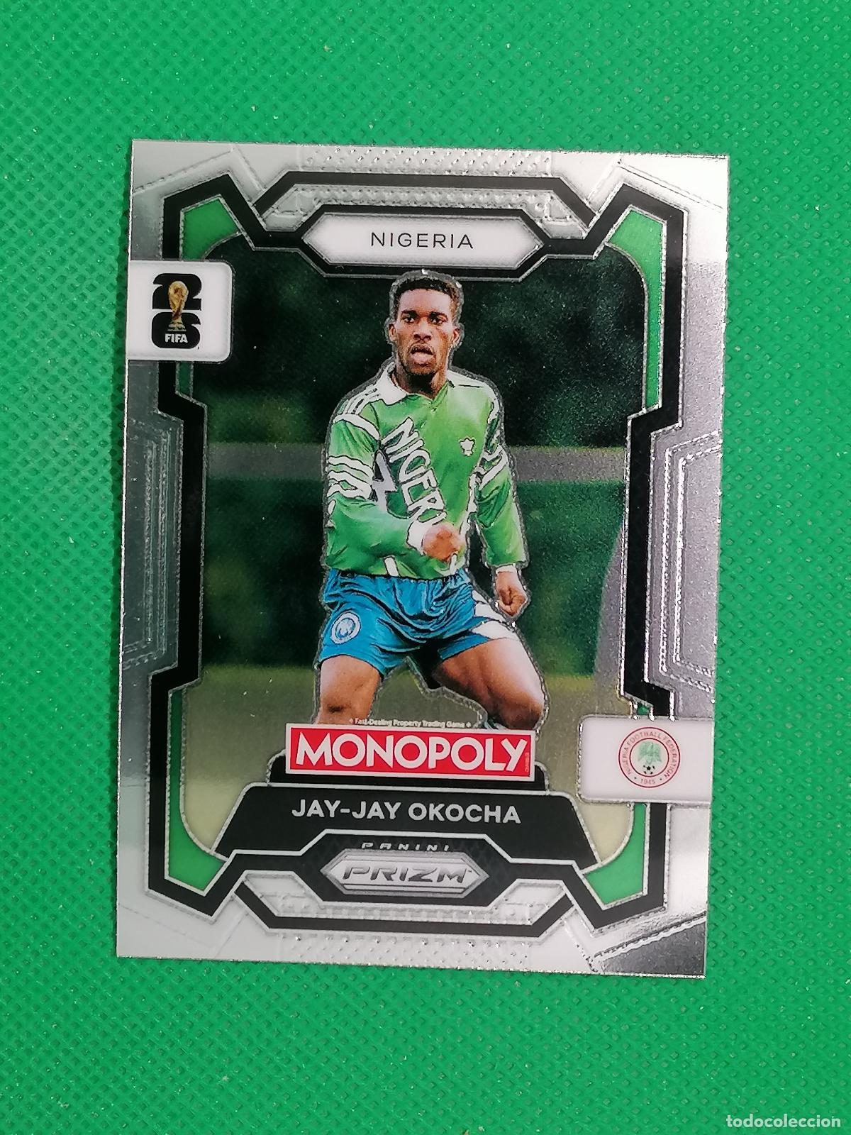 Cromos de f&uacute;tbol: 82 JAY-JAY OKOCHA NIGERIA BASE ⚽ PANINI PRIZM MONOPOLY FIFA WORLD CUP 26 2026 ⚽