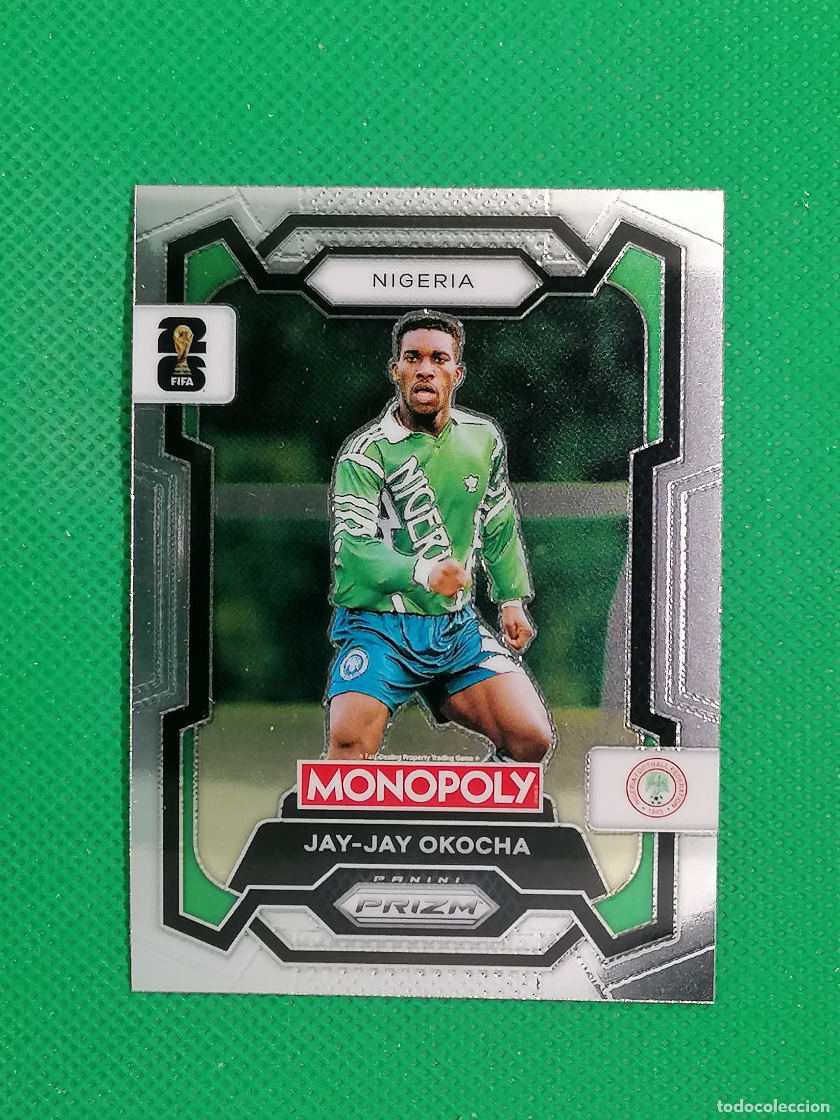Cromos de f&uacute;tbol: 82 JAY-JAY OKOCHA NIGERIA BASE ⚽ PANINI PRIZM MONOPOLY FIFA WORLD CUP 26 2026 ⚽