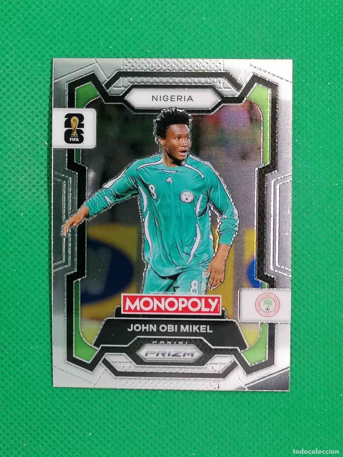 Cromos de f&uacute;tbol: 81 JOHN OBI MIKEL NIGERIA BASE ⚽ PANINI PRIZM MONOPOLY FIFA WORLD CUP 26 2026 ⚽