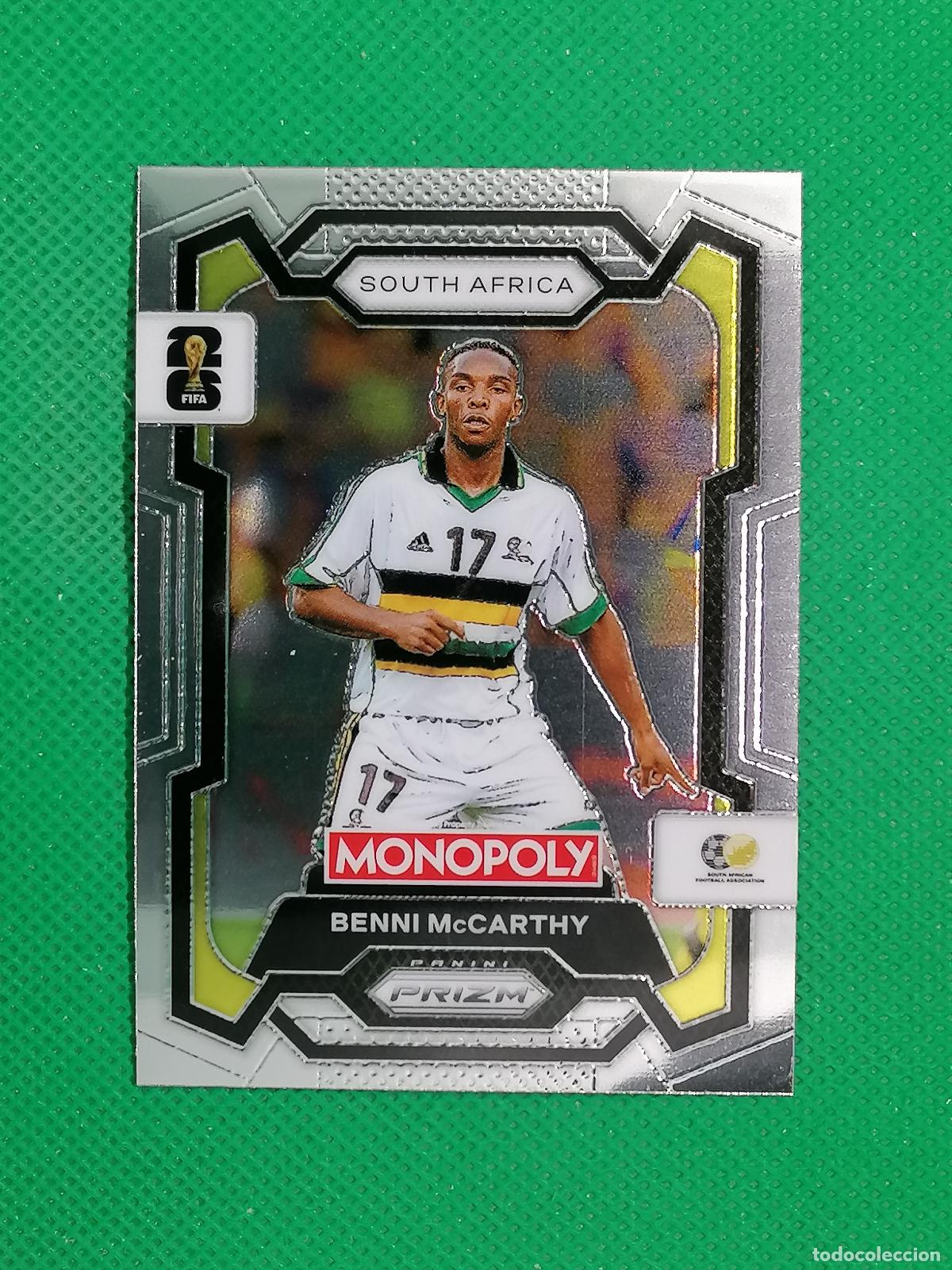 Cromos de f&uacute;tbol: 80 BENNI MCCARTHY SOUTH AFRICA BASE ⚽ PANINI PRIZM MONOPOLY FIFA WORLD CUP 26 2026 ⚽