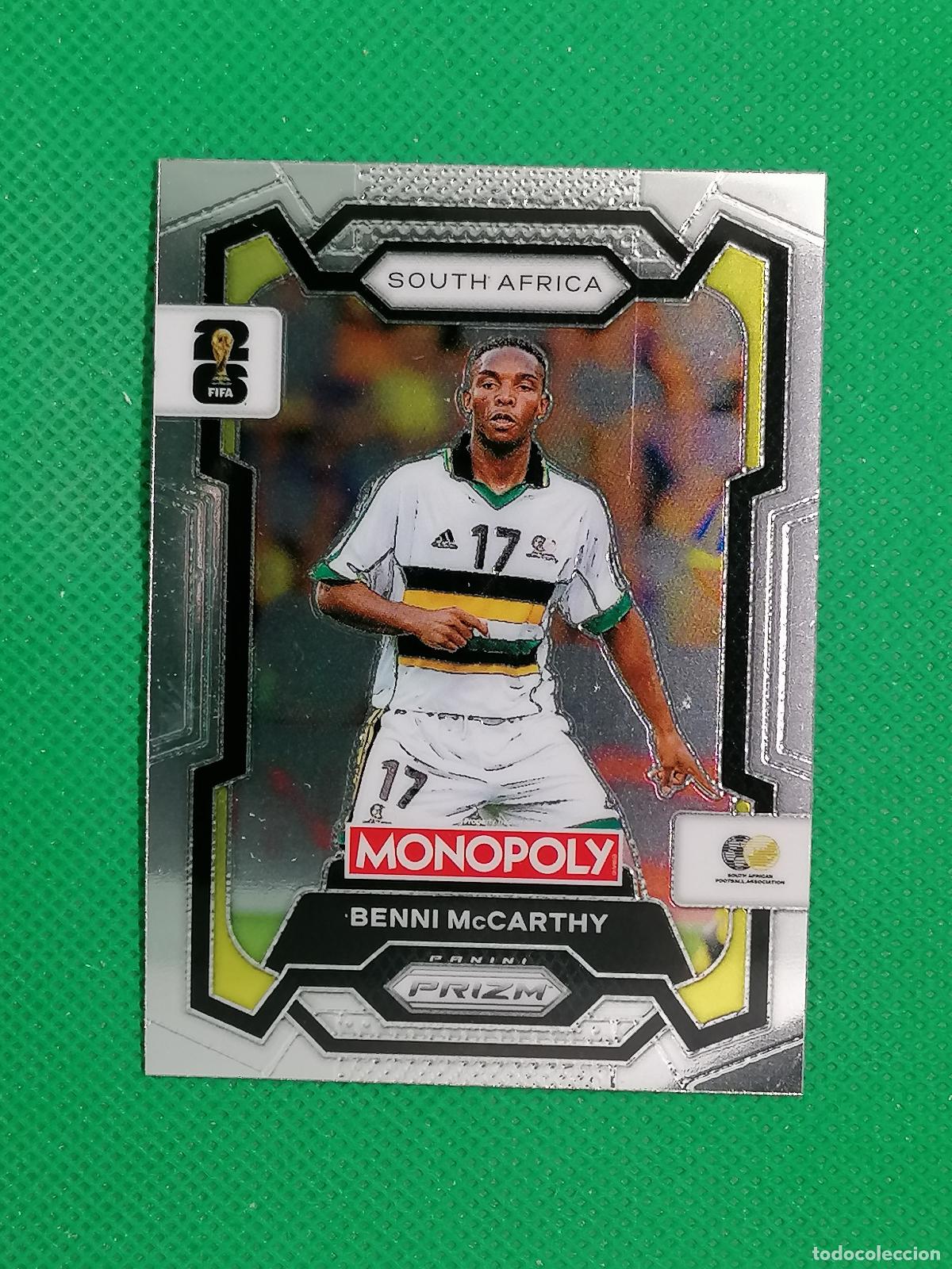 Cromos de f&uacute;tbol: 80 BENNI MCCARTHY SOUTH AFRICA BASE ⚽ PANINI PRIZM MONOPOLY FIFA WORLD CUP 26 2026 ⚽