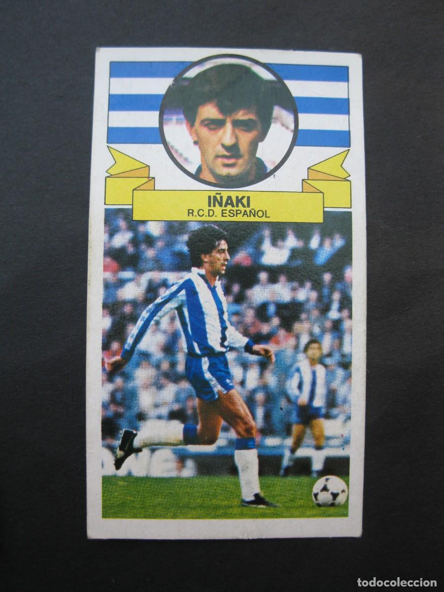 Cromos de f&uacute;tbol: I&Ntilde;AKI (R.C.D. ESPA&Ntilde;OL) - CAMPEONATO DE LIGA 85/86 - EDICIONES ESTE.