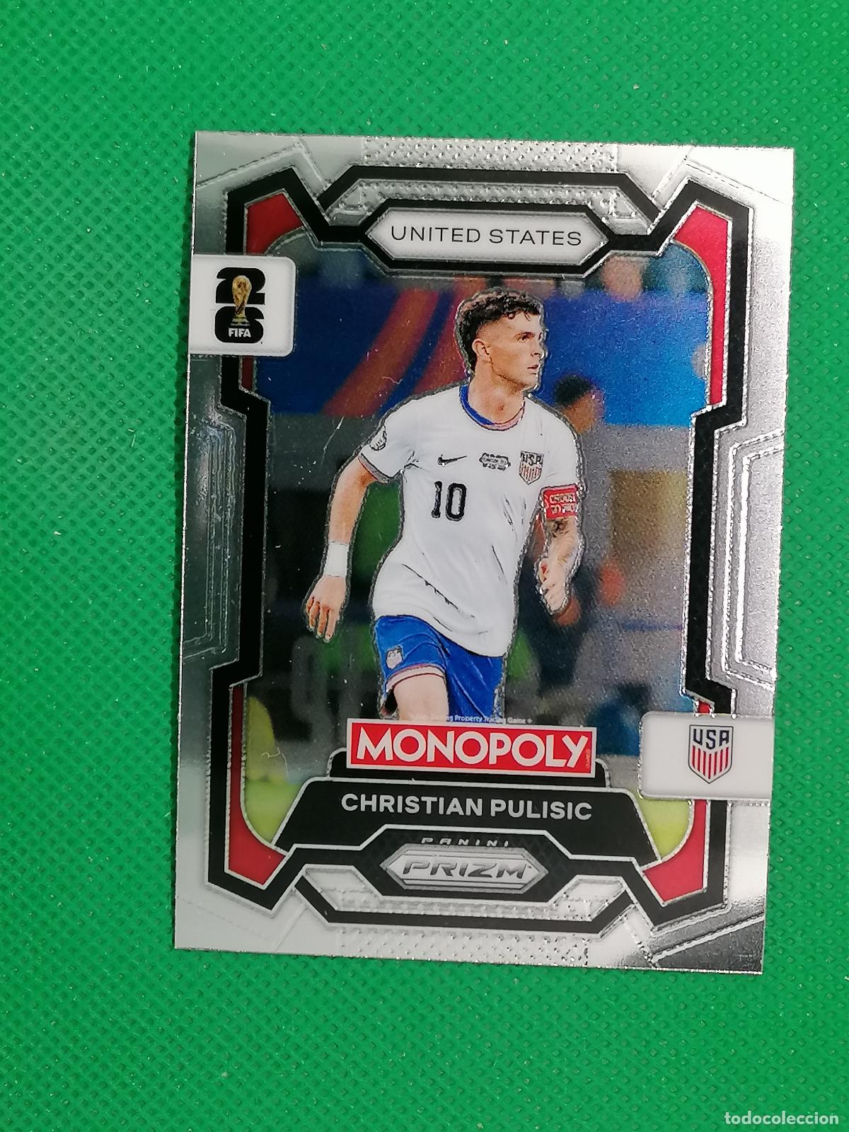Cromos de f&uacute;tbol: 47 CHRISTIAN PULISIC USA BASE ⚽ PANINI PRIZM MONOPOLY FIFA WORLD CUP 26 2026 ⚽