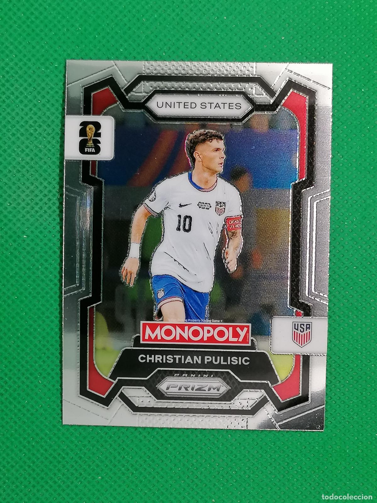 Cromos de f&uacute;tbol: 47 CHRISTIAN PULISIC USA BASE ⚽ PANINI PRIZM MONOPOLY FIFA WORLD CUP 26 2026 ⚽