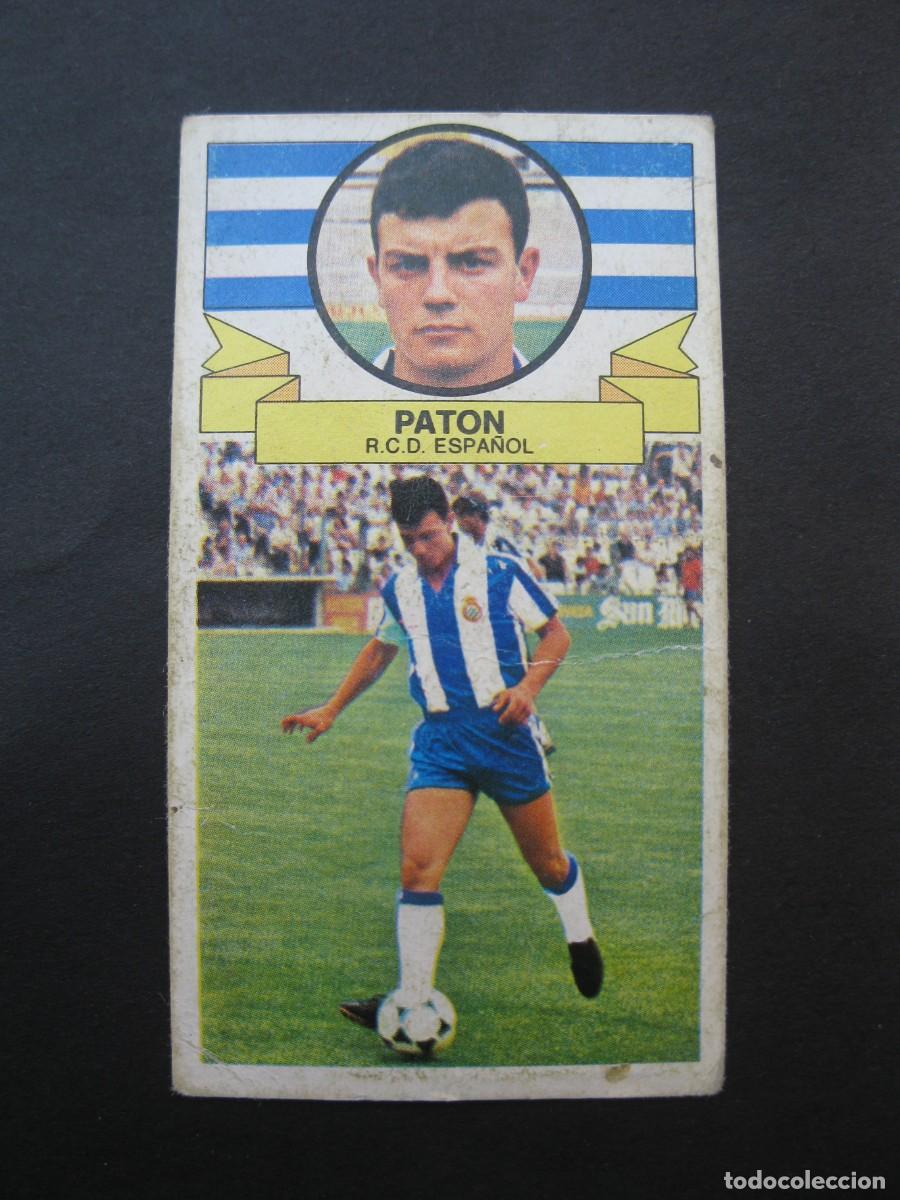 Cromos de f&uacute;tbol: PATON (R.C.D. ESPA&Ntilde;OL) - CAMPEONATO DE LIGA 85/86 - EDICIONES ESTE.