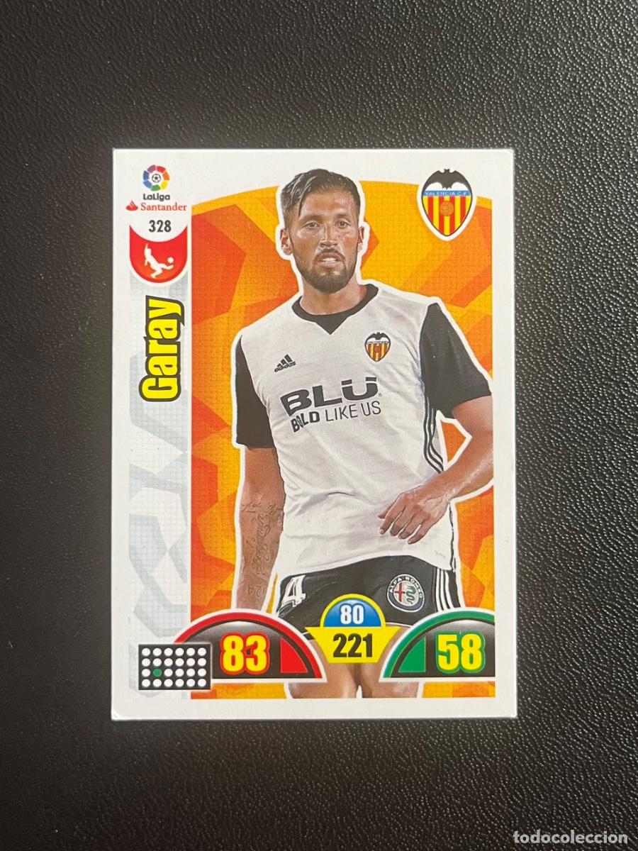 Cromos de f&uacute;tbol: 328 GARAY VALENCIA CF ADRENALYN 2017 2018 CROMO PANINI LA LIGA SANTANDER 17 18