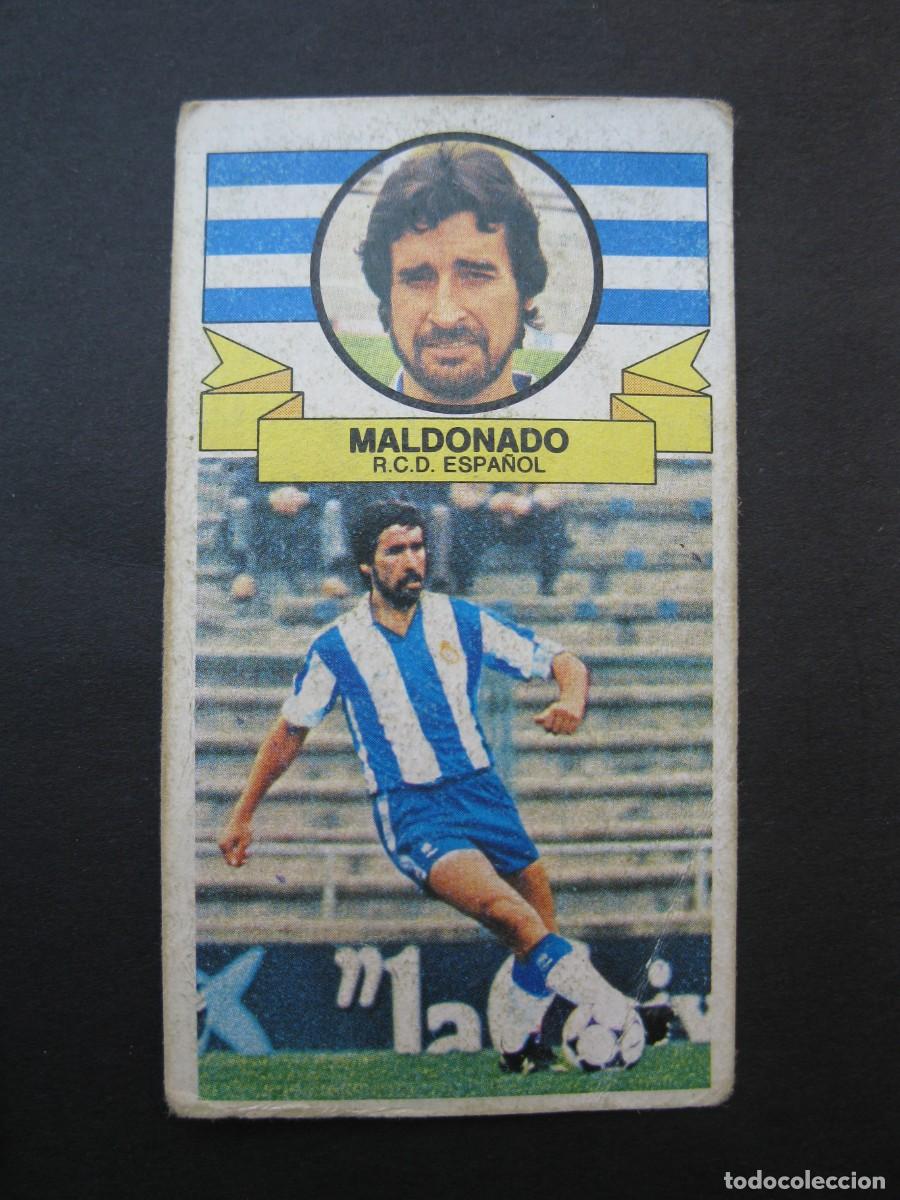 Cromos de f&uacute;tbol: MALDONADO (R.C.D. ESPA&Ntilde;OL) - CAMPEONATO DE LIGA 85/86 - EDICIONES ESTE.