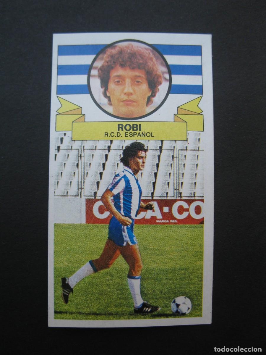 Cromos de f&uacute;tbol: ROBI (R.C.D. ESPA&Ntilde;OL) - CAMPEONATO DE LIGA 85/86 - EDICIONES ESTE.