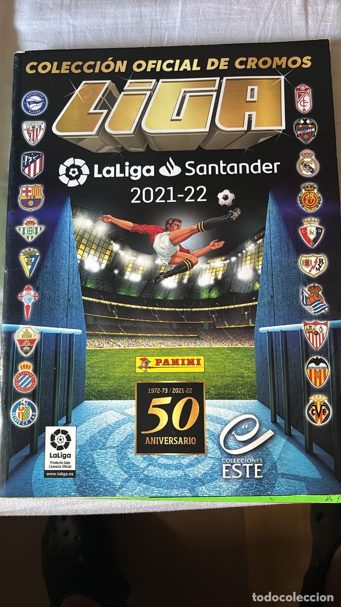 Cromos de f&uacute;tbol: Album panini liga este 2021/2022 medio completo