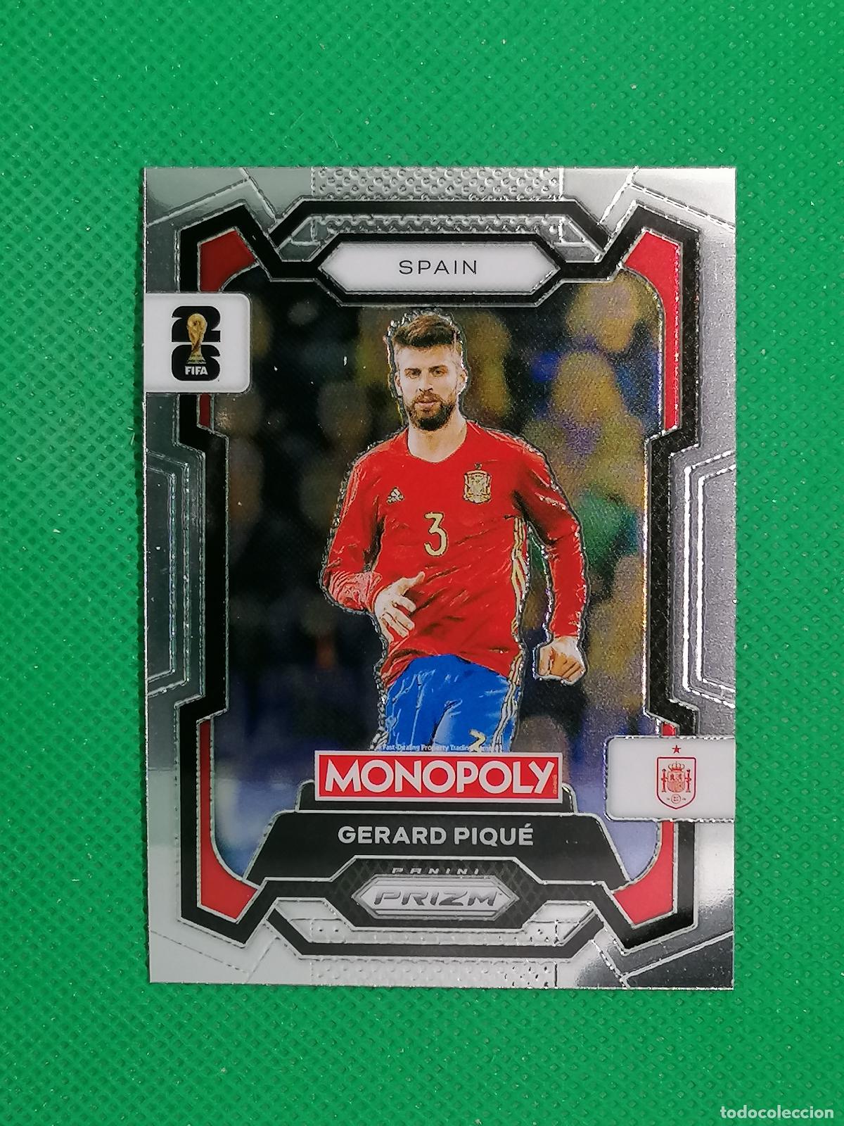 Figurine di Calcio: 46 GERARD PIQUE SPAIN ESPA&Ntilde;A BASE ⚽ PANINI PRIZM MONOPOLY FIFA WORLD CUP 26 2026 ⚽
