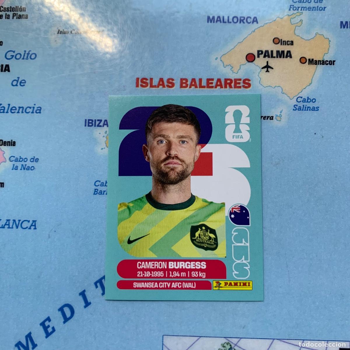 Figurine di Calcio: Australia n&uacute;mero 8 cromo panini Mundial Fifa World Cup 2026