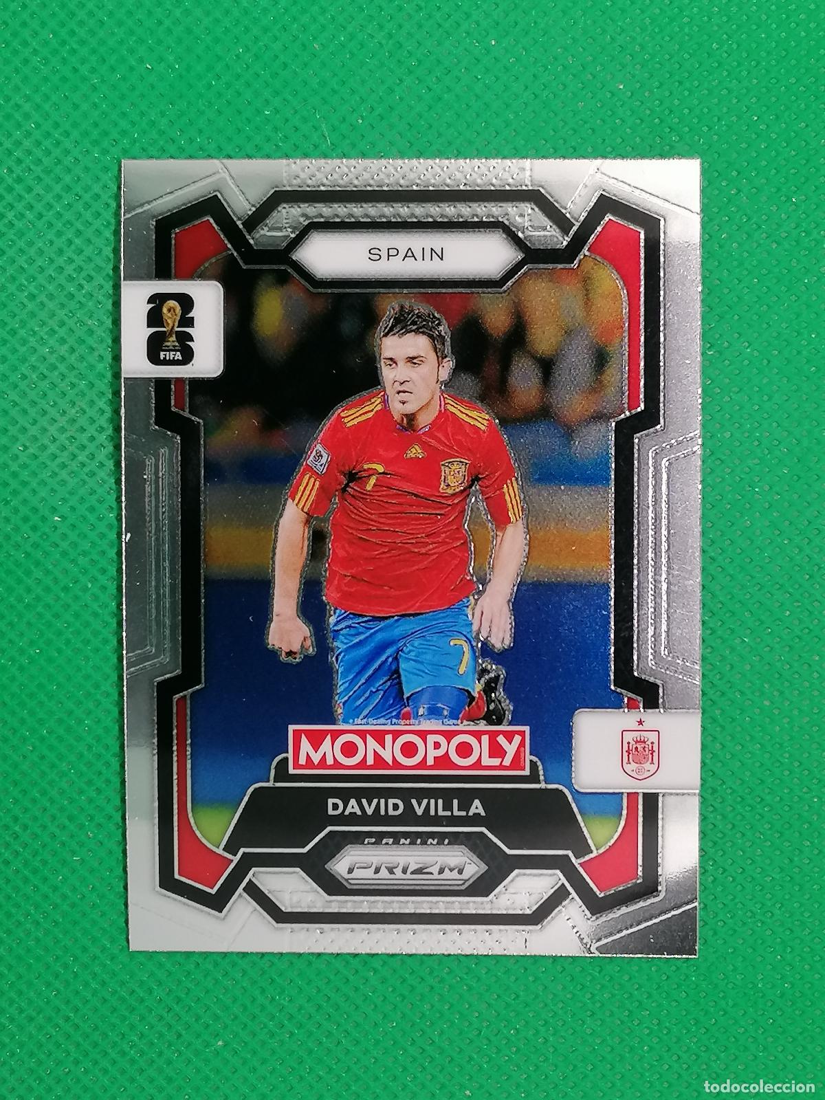 Cromos de f&uacute;tbol: 44 DAVID VILLA SPAIN ESPA&Ntilde;A BASE ⚽ PANINI PRIZM MONOPOLY FIFA WORLD CUP 26 2026 ⚽