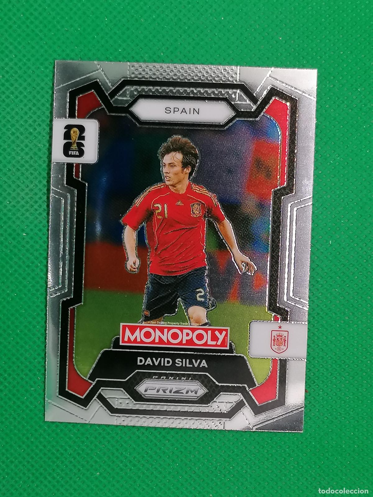 Cromos de f&uacute;tbol: 42 DAVID SILVA SPAIN ESPA&Ntilde;A BASE ⚽ PANINI PRIZM MONOPOLY FIFA WORLD CUP 26 2026 ⚽