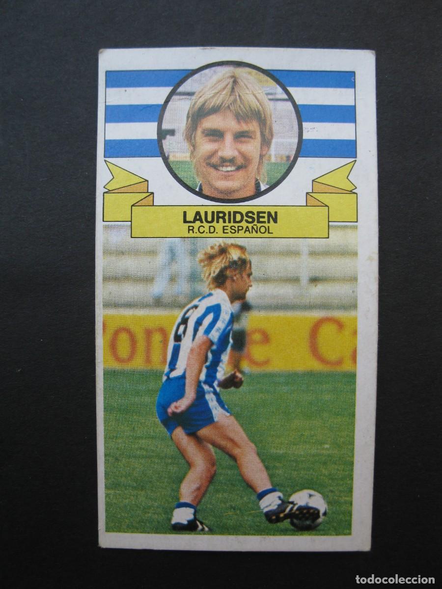Cromos de f&uacute;tbol: LAURIDSEN (R.C.D. ESPA&Ntilde;OL) - CAMPEONATO DE LIGA 85/86 - EDICIONES ESTE.