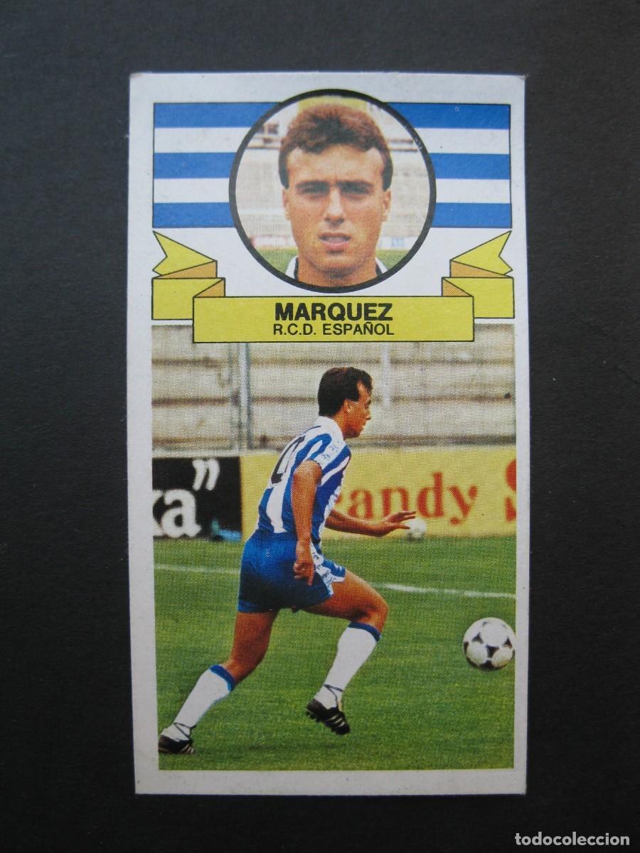 Cromos de f&uacute;tbol: MARQUEZ (R.C.D. ESPA&Ntilde;OL) - CAMPEONATO DE LIGA 85/86 - EDICIONES ESTE.