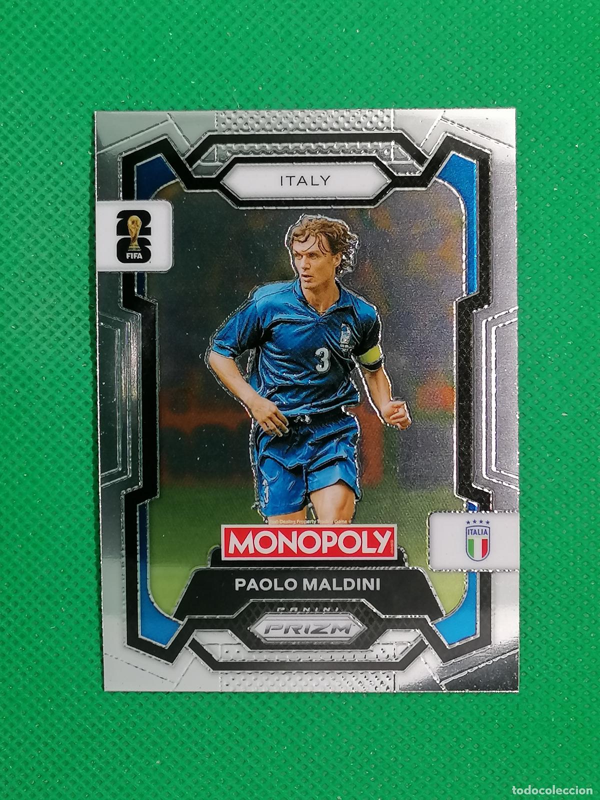 Cromos de f&uacute;tbol: 37 PAOLO MALDINI ITALIA BASE ⚽ PANINI PRIZM MONOPOLY FIFA WORLD CUP 26 2026 ⚽