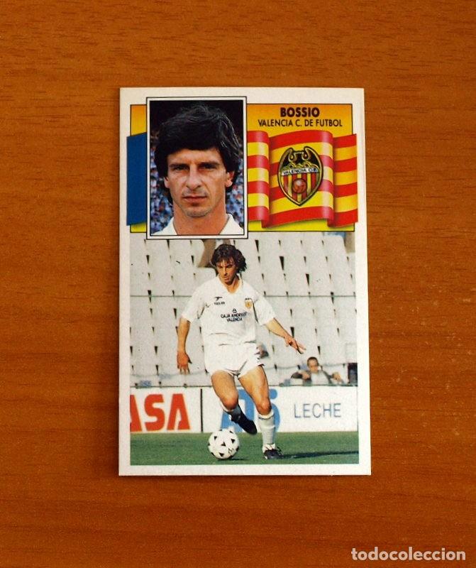 Cromos de f&uacute;tbol: Valencia - Bossio - Ediciones Este Liga 1990-1991, 90-91 - Nunca pegado