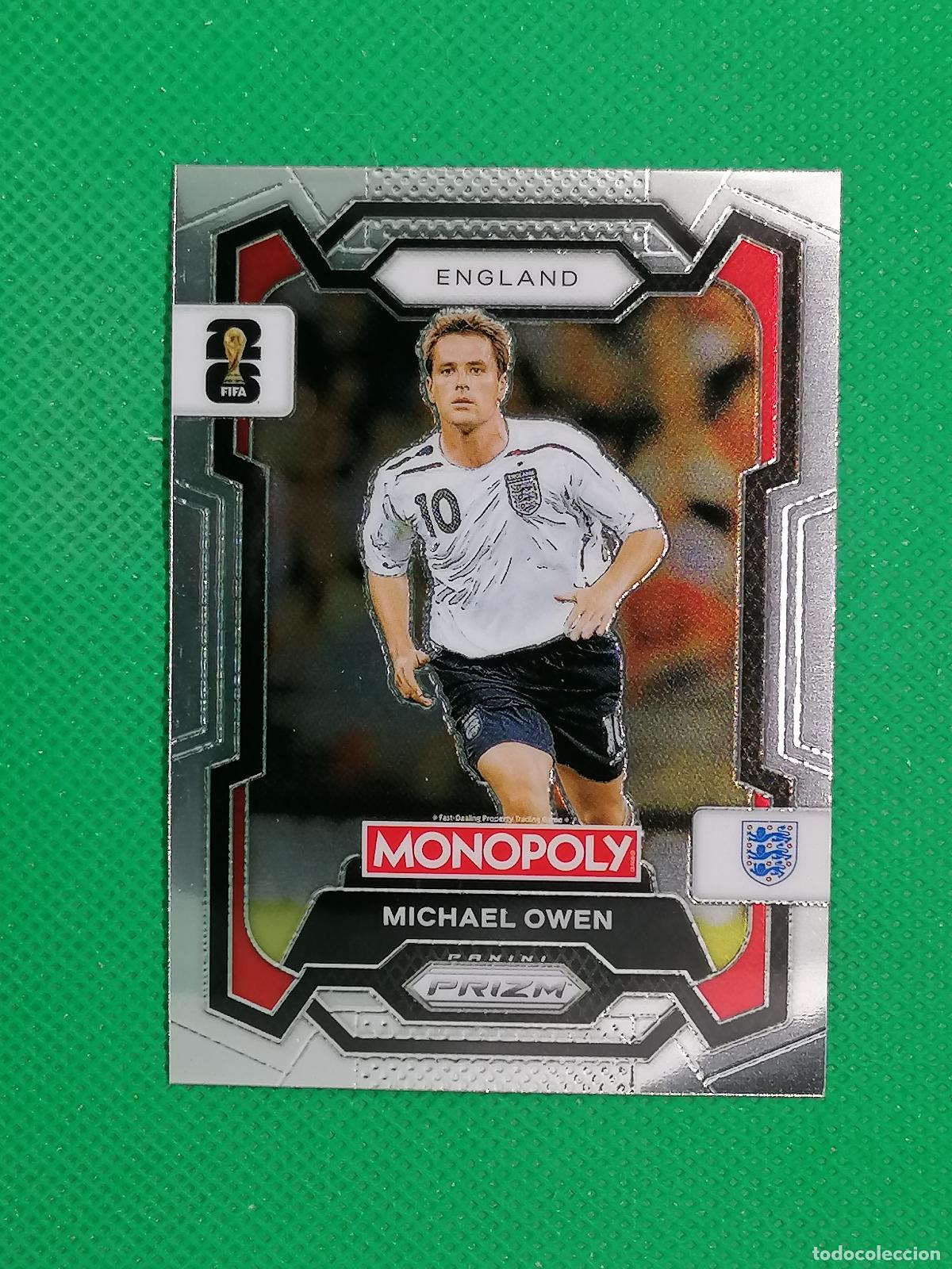 Cromos de f&uacute;tbol: 26 MICHAEL OWEN INGLATERRA BASE ⚽ PANINI PRIZM MONOPOLY FIFA WORLD CUP 26 2026 ⚽