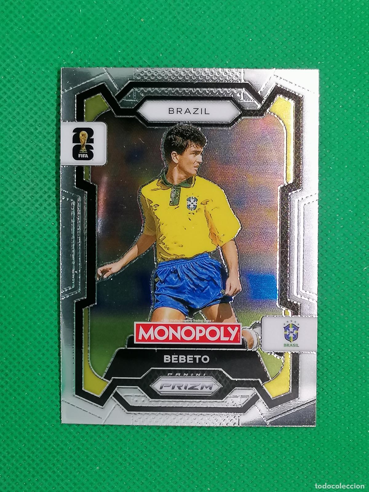 Cromos de f&uacute;tbol: 20 BEBETO BRASIL BASE ⚽ PANINI PRIZM MONOPOLY FIFA WORLD CUP 26 2026 ⚽