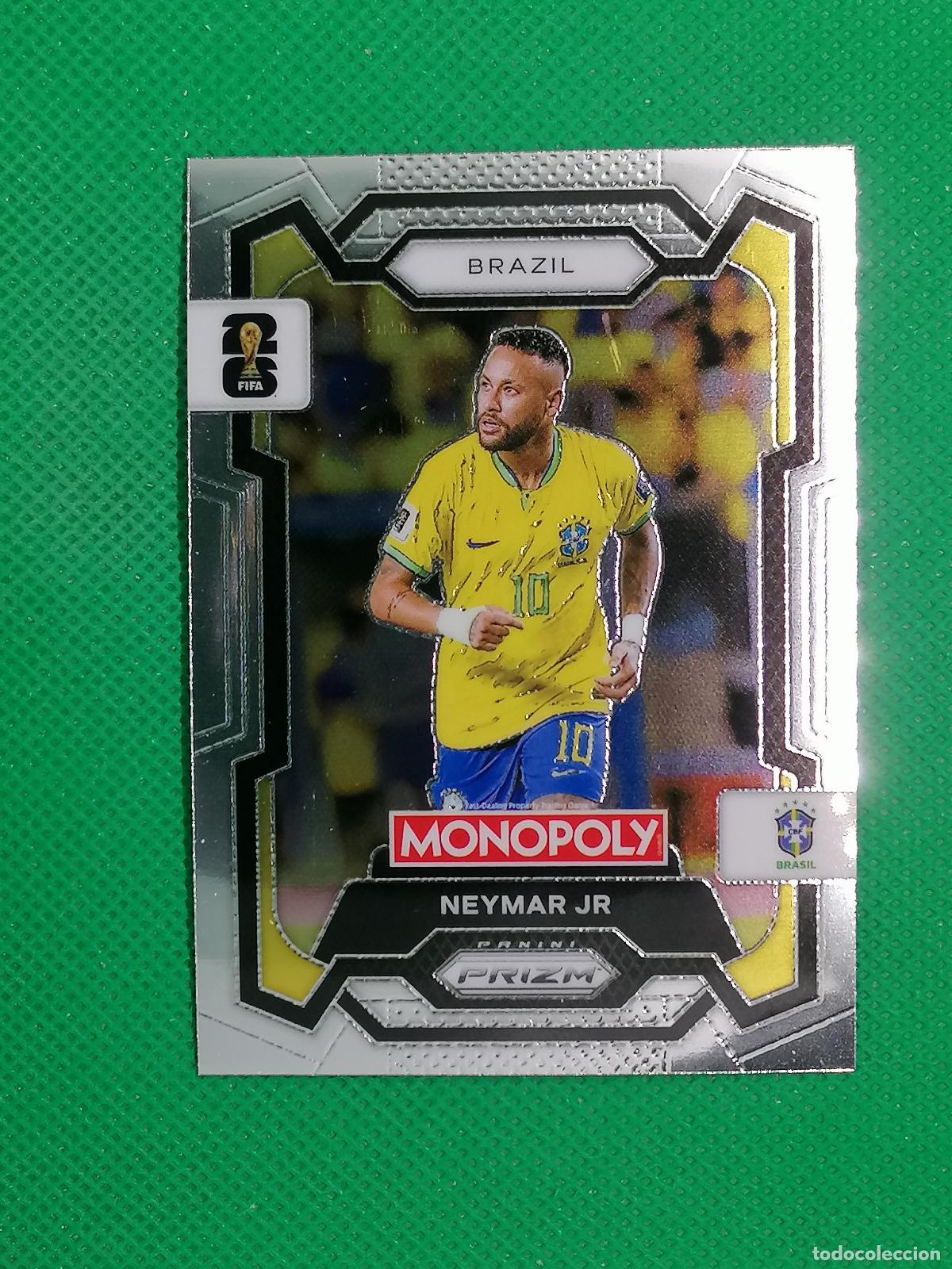 Football Stickers: 15 NEYMAR JR BRASIL BASE ⚽ PANINI PRIZM MONOPOLY FIFA WORLD CUP 26 2026 ⚽