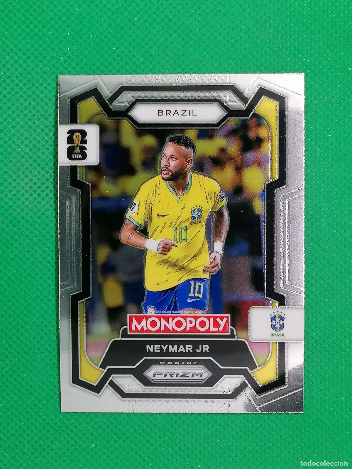 Football Stickers: 15 NEYMAR JR BRASIL BASE ⚽ PANINI PRIZM MONOPOLY FIFA WORLD CUP 26 2026 ⚽