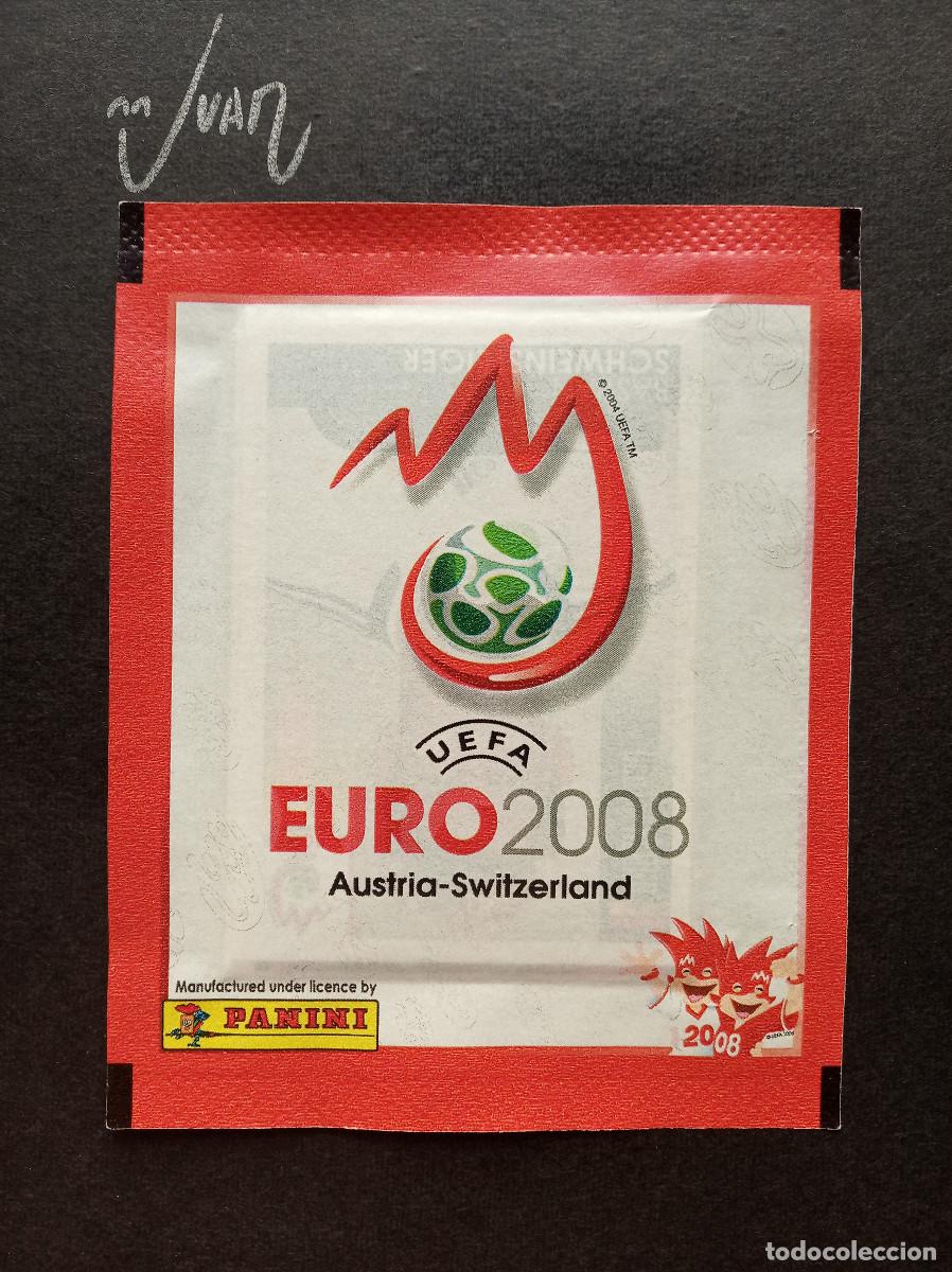 Figurine di Calcio: SOBRE SIN ABRIR VERSION TIRA ROJA ANCHA⚽ PANINI &reg; UEFA EURO 2008 08 CRISTIANO RONALDO ? REAL MADRID