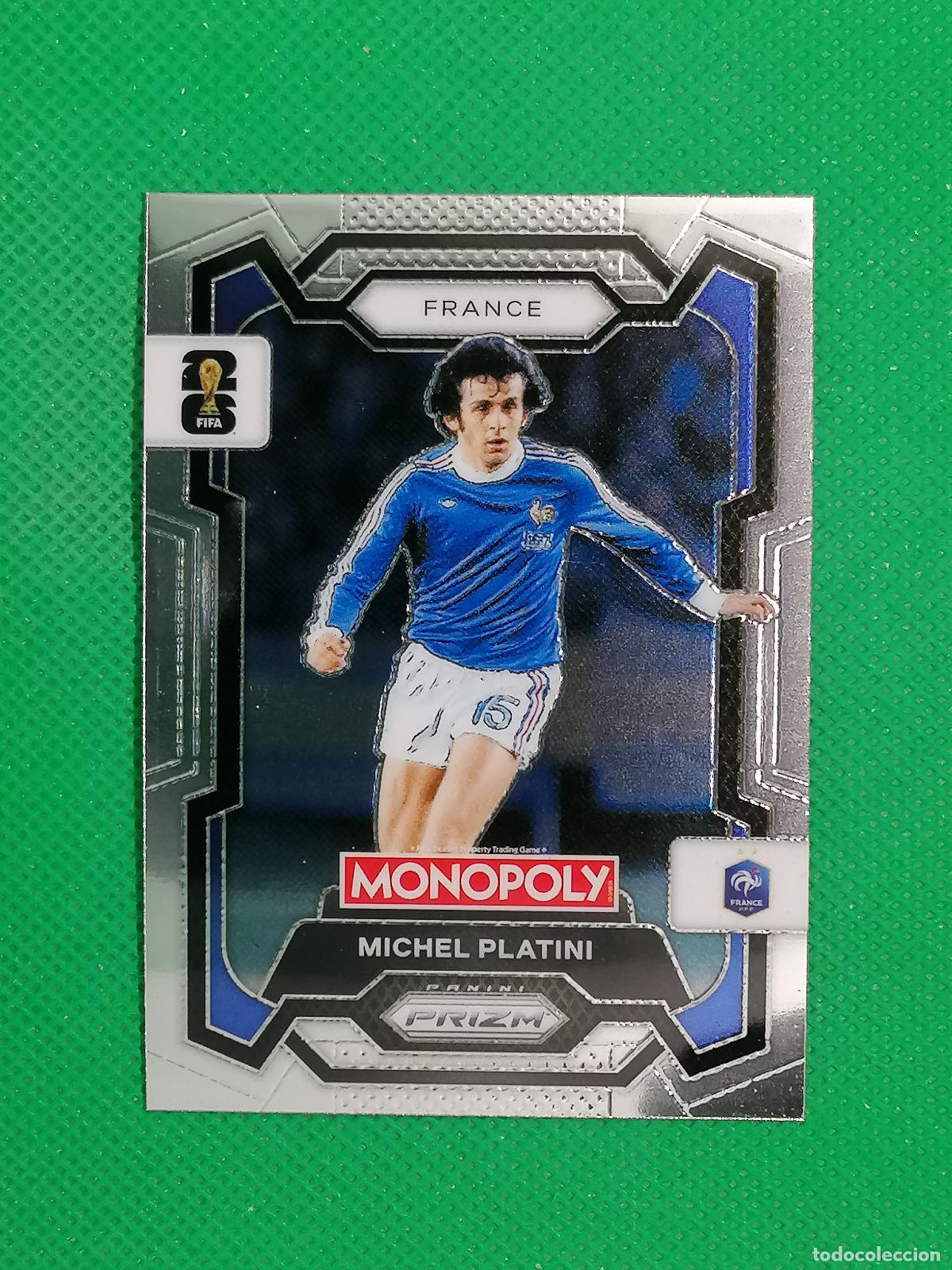 Football Stickers: 13 MICHEL PLATINI FRANCIA BASE ⚽ PANINI PRIZM MONOPOLY FIFA WORLD CUP 26 2026 ⚽