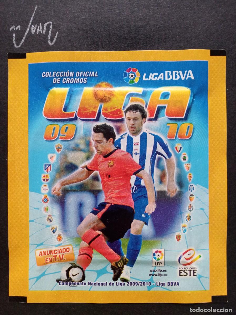 Cromos de Futebol: SOBRE SIN ABRIR VERSION ANCHO ⚽ PANINI &reg; 2009 2010 LIGA ESTE 09 10 MESSI ? ROOKIE CRISTIANO RONALDO