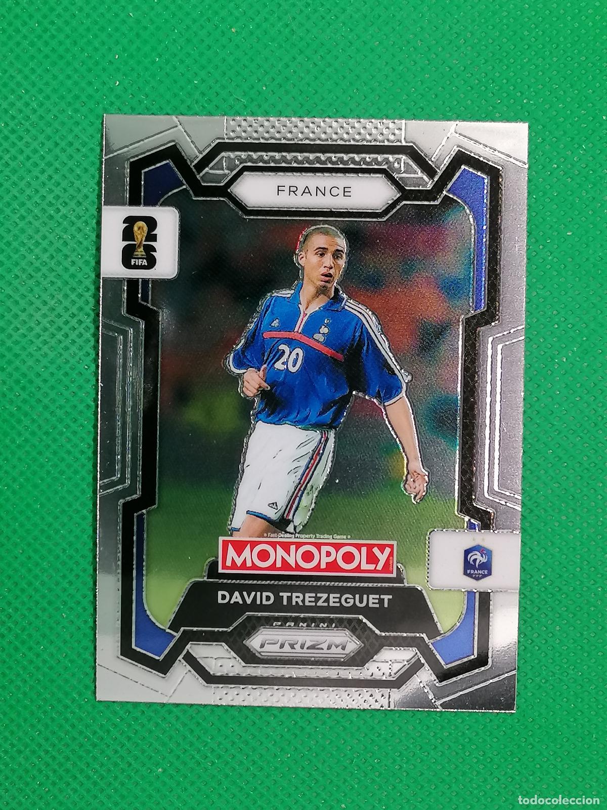 Football Stickers: 12 DAVID TREZEGUET FRANCIA BASE ⚽ PANINI PRIZM MONOPOLY FIFA WORLD CUP 26 2026 ⚽