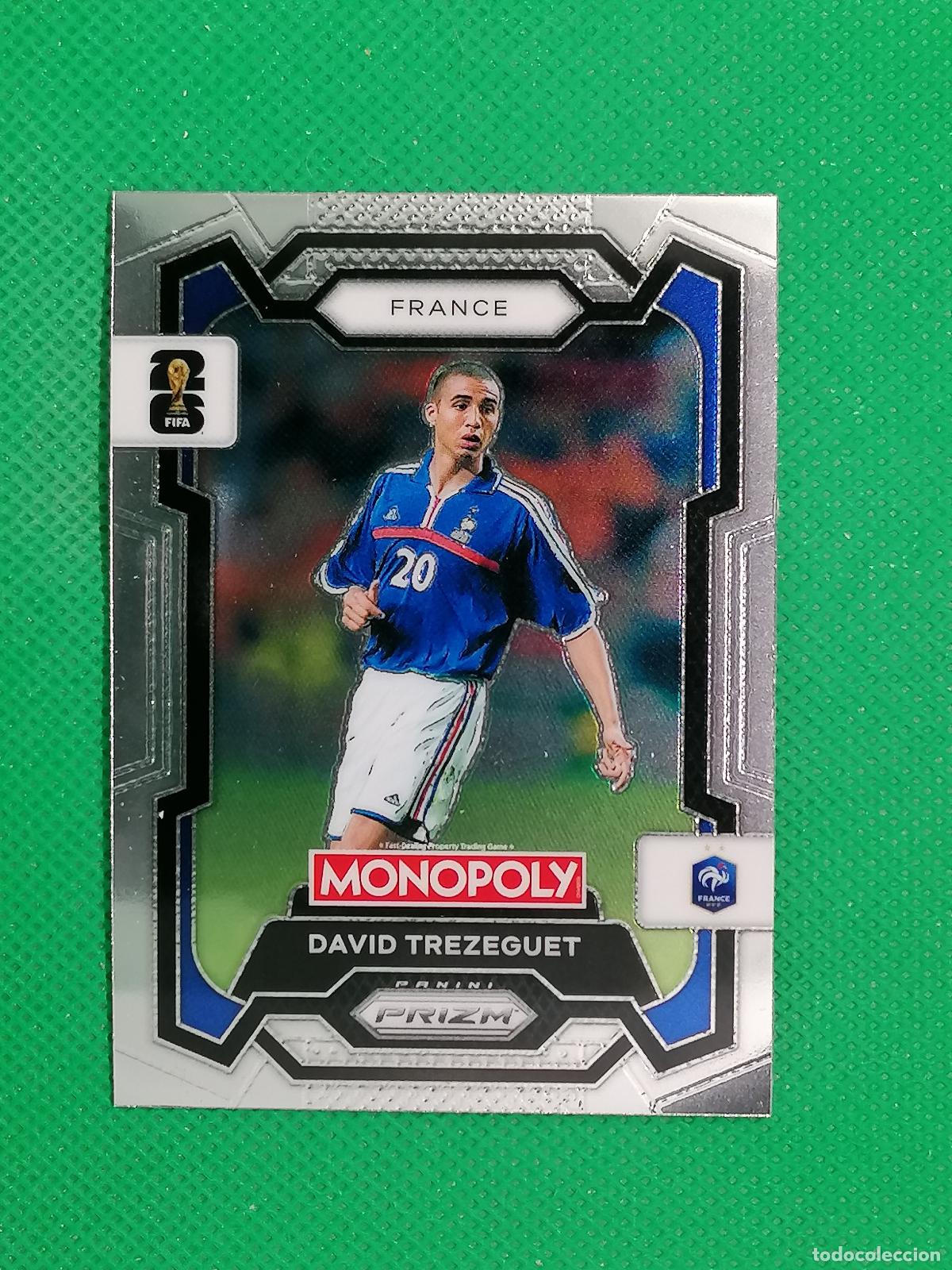 Football Stickers: 12 DAVID TREZEGUET FRANCIA BASE ⚽ PANINI PRIZM MONOPOLY FIFA WORLD CUP 26 2026 ⚽