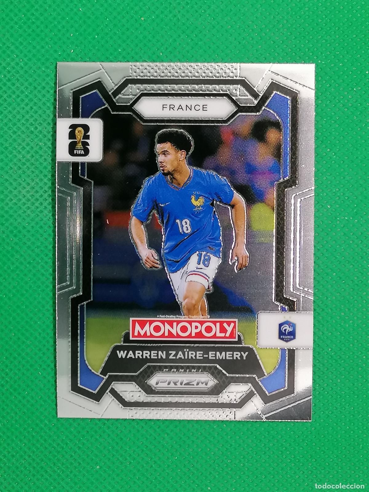 Cromos de f&uacute;tbol: 11 WARREN ZAIRE EMERY FRANCIA BASE ⚽ PANINI PRIZM MONOPOLY FIFA WORLD CUP 26 2026 ⚽