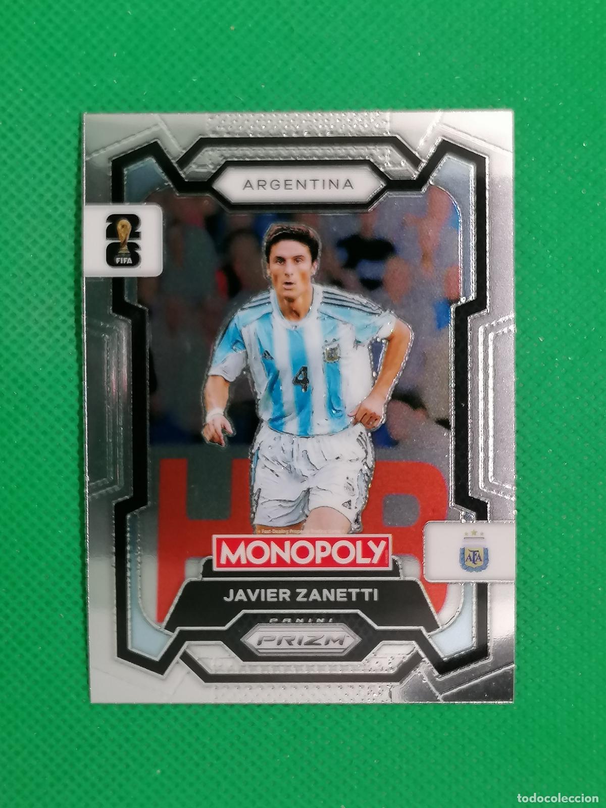 Cromos de f&uacute;tbol: 5 JAVIER ZANETTI ARGENTINA BASE ⚽ PANINI PRIZM MONOPOLY FIFA WORLD CUP 26 2026 ⚽