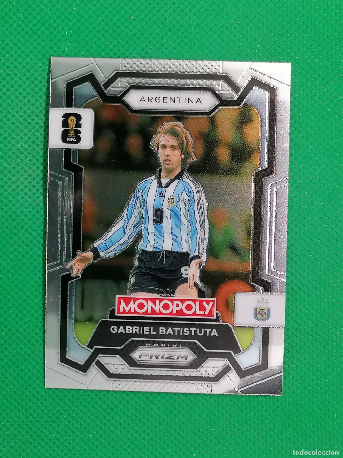 Cromos de f&uacute;tbol: 4 GABRIEL BATISTUTA ARGENTINA BASE ⚽ PANINI PRIZM MONOPOLY FIFA WORLD CUP 26 2026 ⚽
