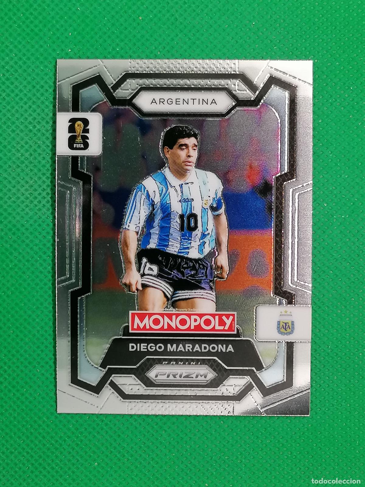 Cromos de f&uacute;tbol: 3 DIEGO MARADONA ARGENTINA BASE ⚽ PANINI PRIZM MONOPOLY FIFA WORLD CUP 26 2026 ⚽