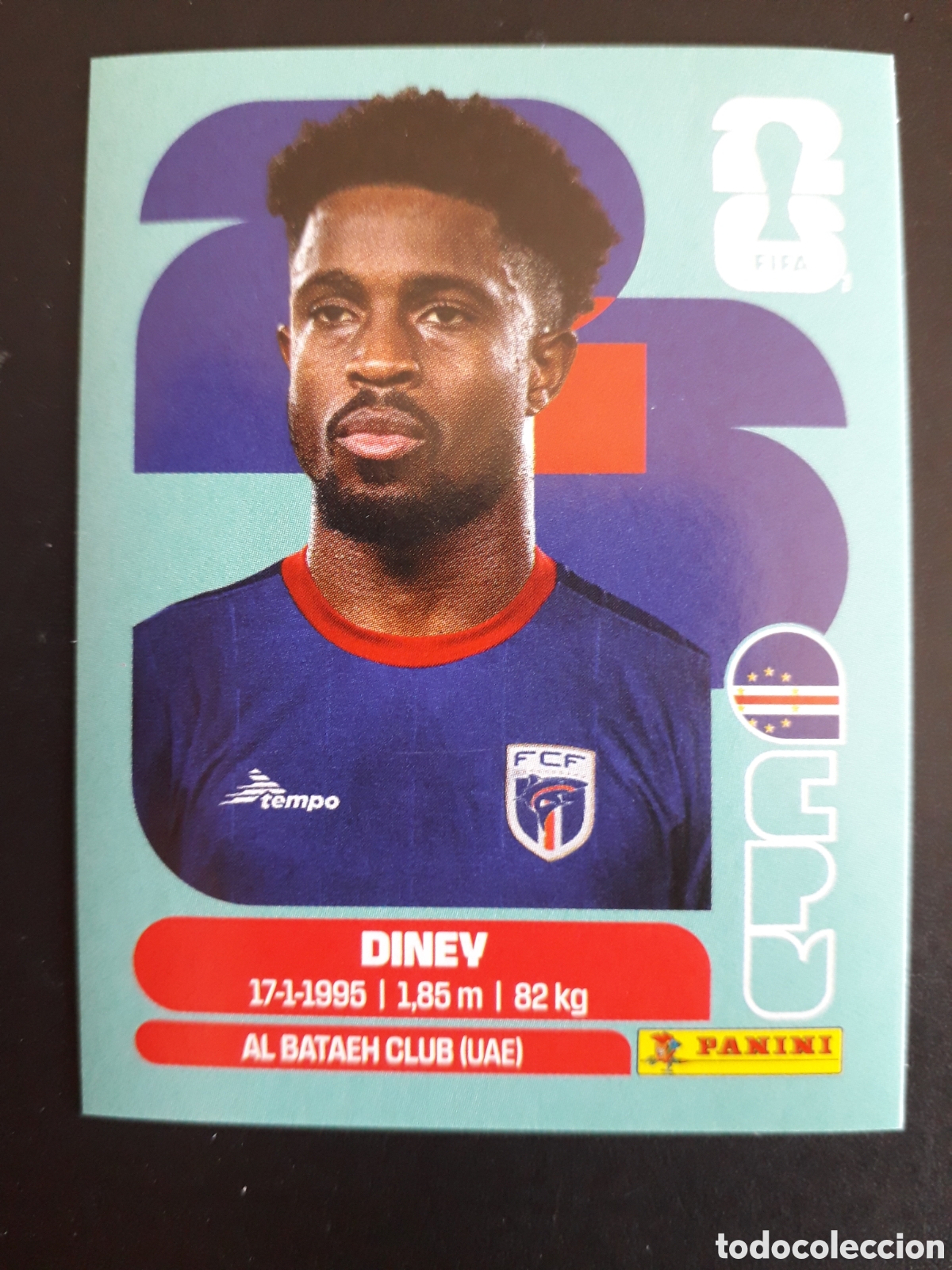 Cromos de f&uacute;tbol: DINEY CABO VERDE CPV 5 MUNDIAL F&Uacute;TBOL 2026 FIFA WORLD CUP PANINI SIN PEGAR PEDIDO M&Iacute;NIMO 3&euro;