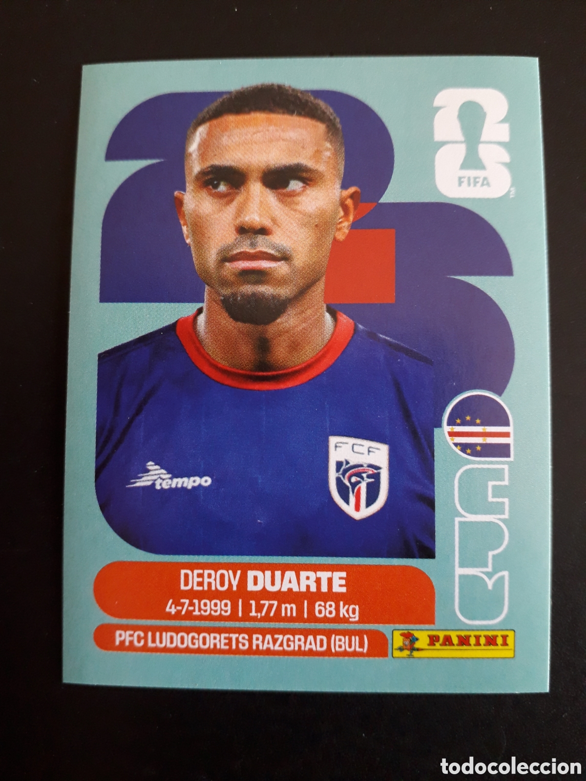 Cromos de f&uacute;tbol: DUARTE CABO VERDE CPV 14 MUNDIAL F&Uacute;TBOL 2026 FIFA WORLD CUP PANINI SIN PEGAR PEDIDO M&Iacute;NIMO 3&euro;