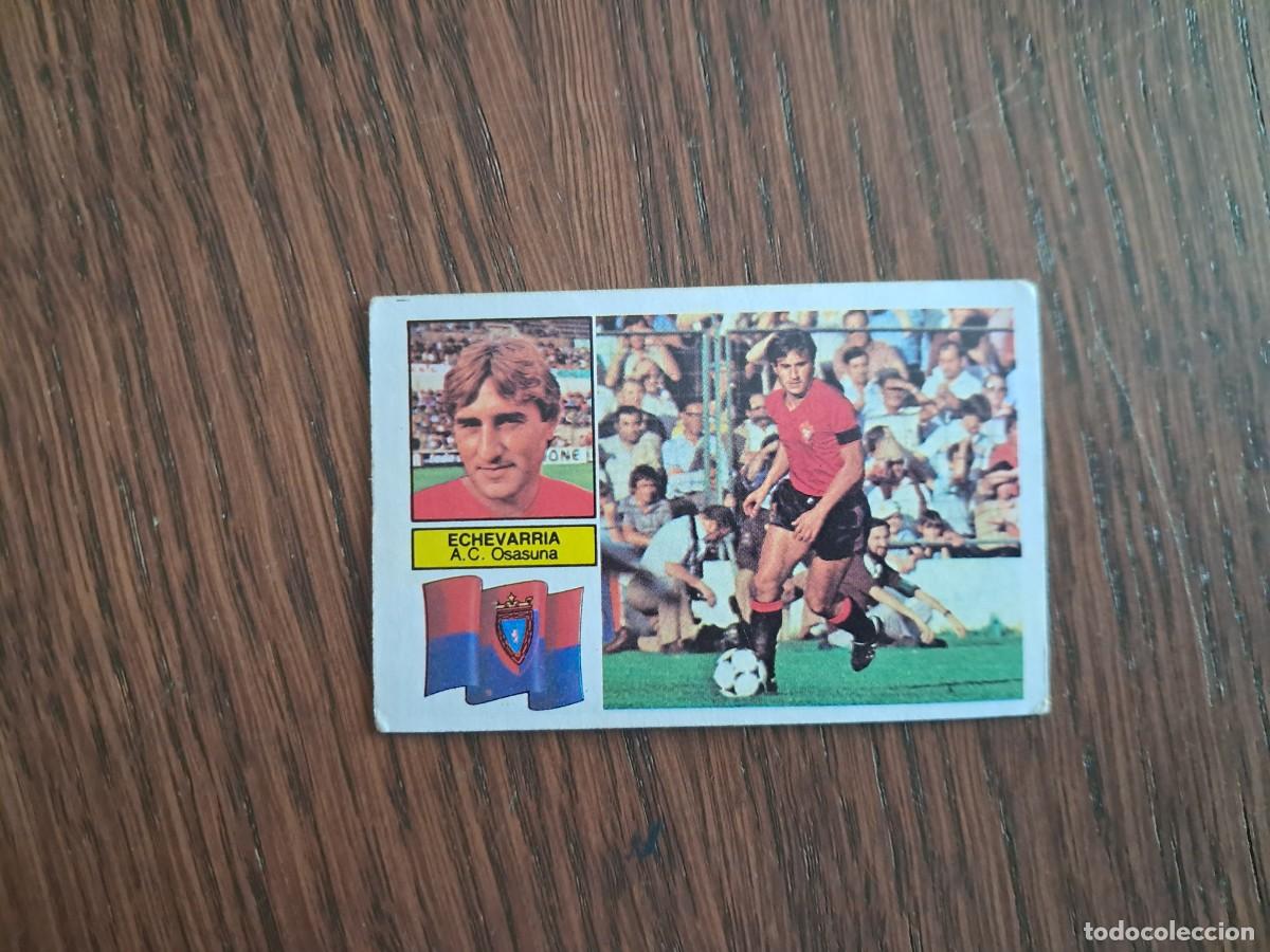 Cromos de Futebol: cromo de futbol, edic. Este, liga 82-83, Echevarria, A.C. Osasuna. sin pegar