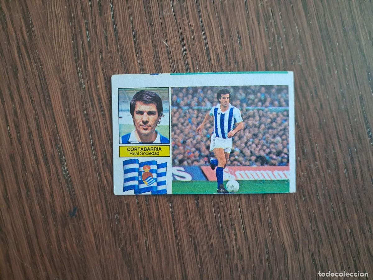 Cromos de Futebol: cromo de futbol, edic. Este, liga 82-83, Cortabarria, Real Sociedad. sin pegar