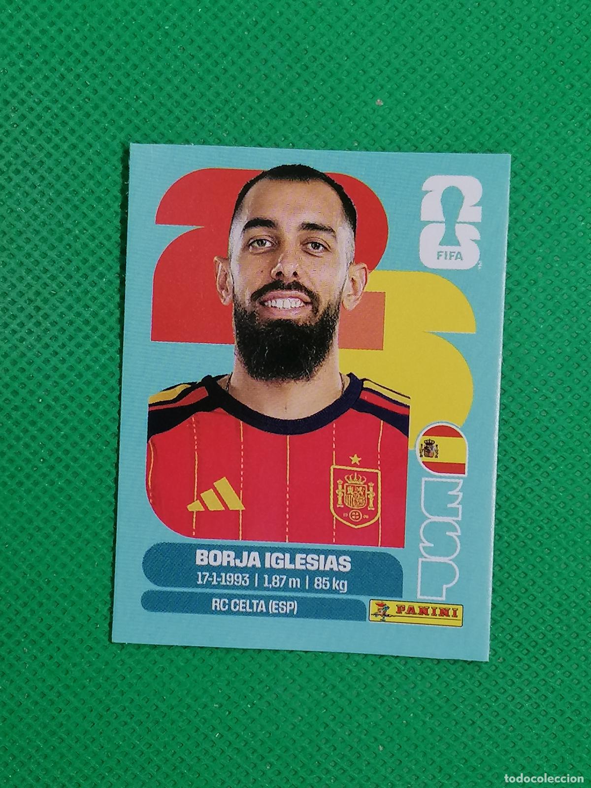 Cartes &agrave; collectionner de Football: ESP J 6 ESPJ6 BORJA IGLESIAS ESPA&Ntilde;A ACTUALIZACION JUGON ⚽ PANINI MUNDIAL WORLD CUP 26 2026 STICKER ⚽