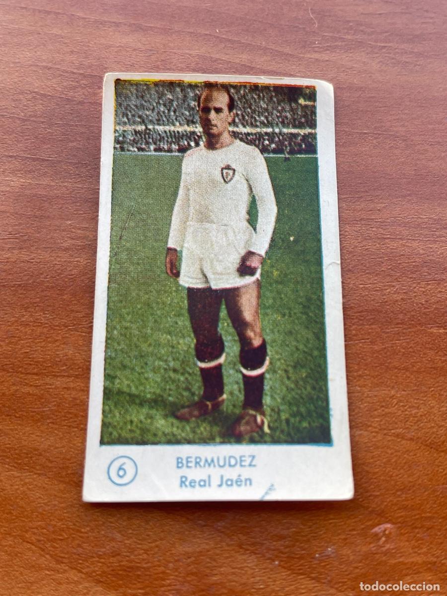 Cromos de f&uacute;tbol: BERMUDEZ 6 JA&Eacute;N Gr&aacute;ficas Bachende liga 1957 1958 sin pegar