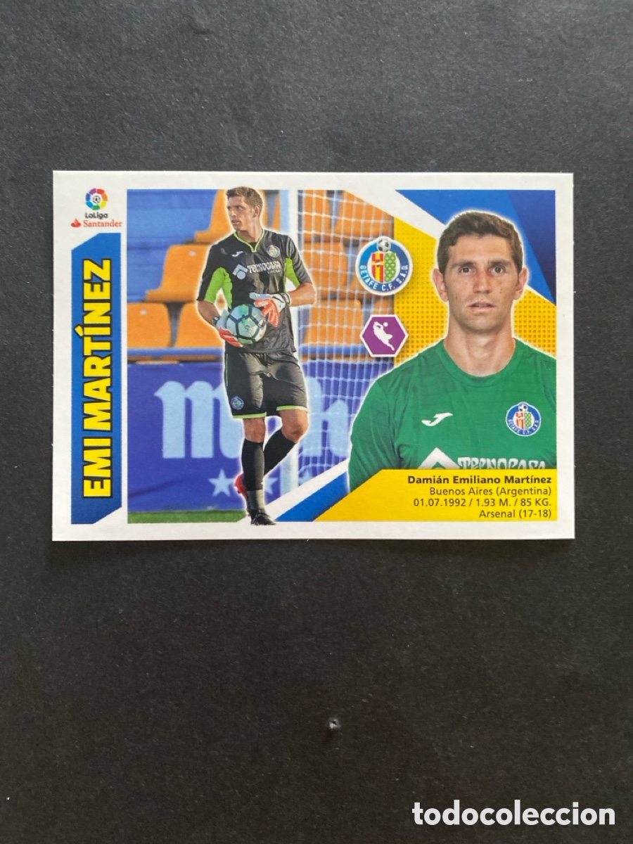 Cromos de f&uacute;tbol: Cromo liga 17/18 Getafe CF N* 2