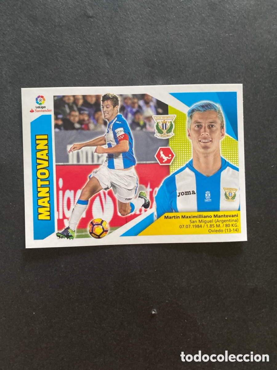 Cromos de f&uacute;tbol: Cromo liga 17/18 CD Legan&eacute;s N* 6