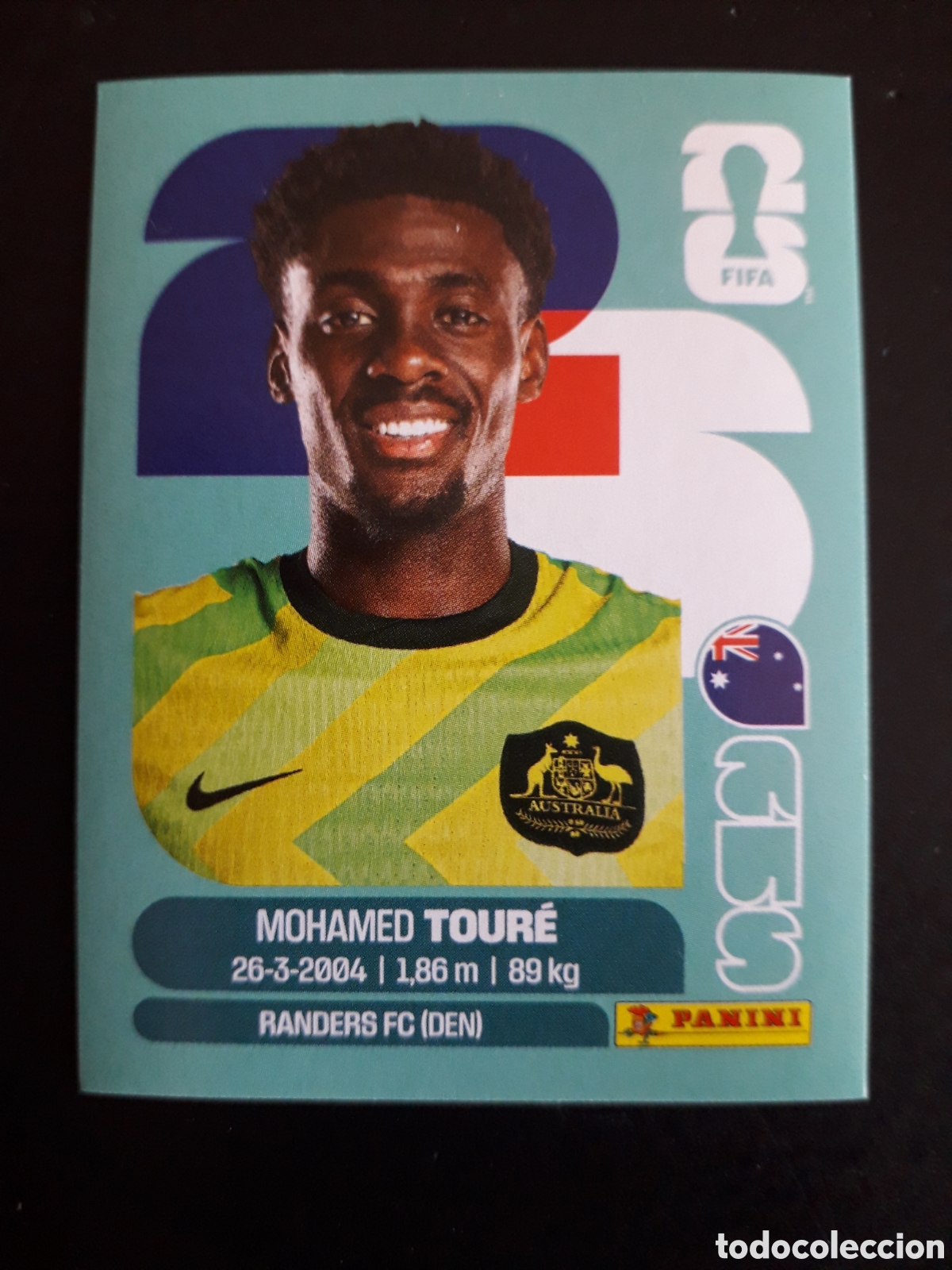 Cromos de f&uacute;tbol: TOUR&Eacute; AUSTRALIA AUS 20 MUNDIAL F&Uacute;TBOL 2026 FIFA WORLD CUP PANINI SIN PEGAR PEDIDO M&Iacute;NIMO 3&euro;.