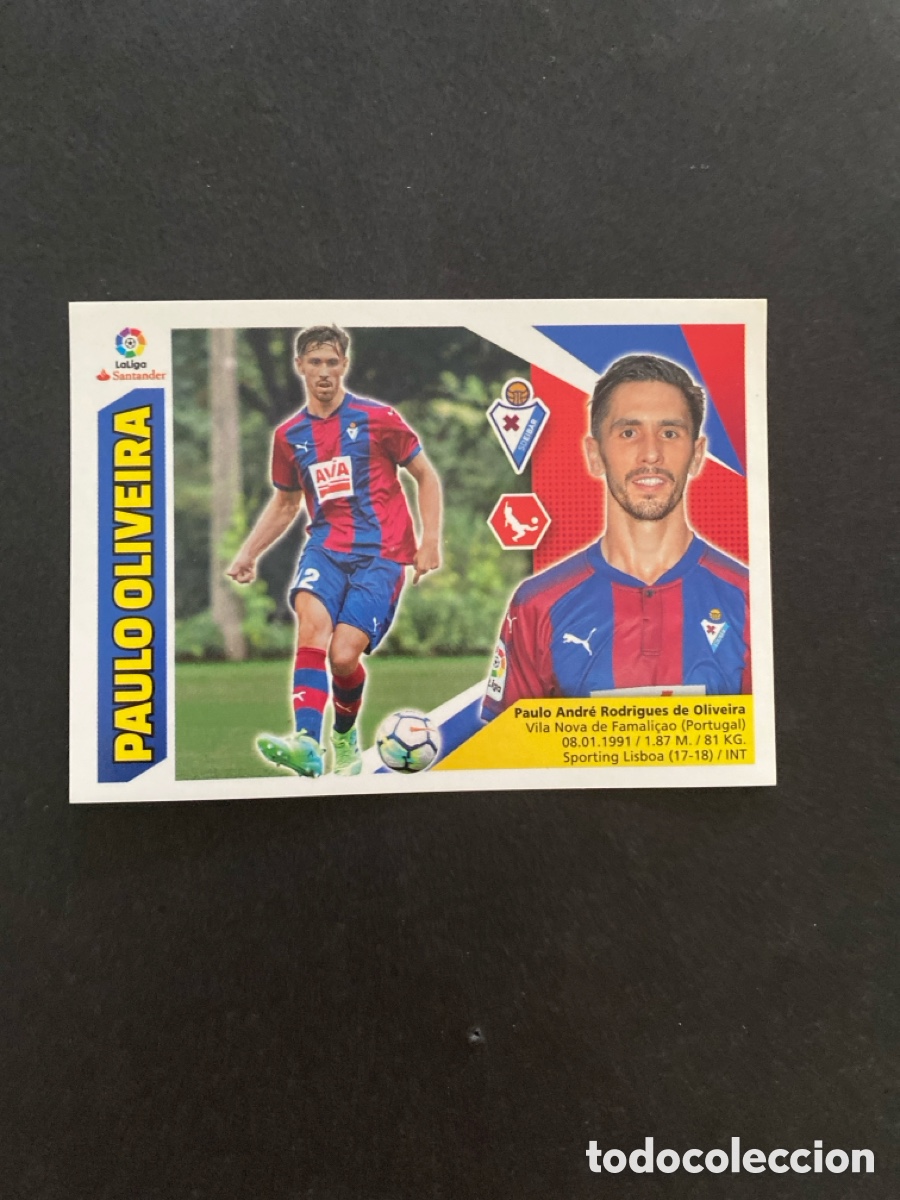 Cromos de f&uacute;tbol: Cromo liga 17/18 SD Eibar N* 5