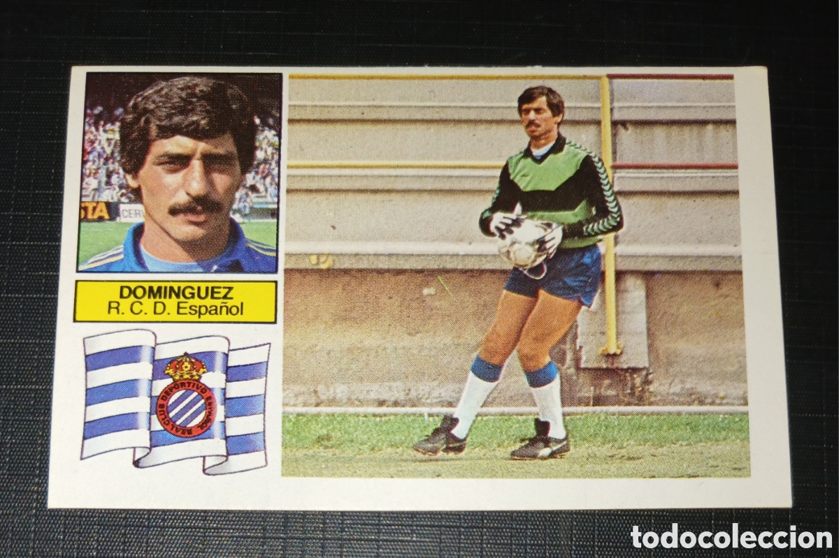 Cromos de f&uacute;tbol: Cromo Dom&iacute;nguez - R.C.D. Espa&ntilde;ol - Liga 82 83 / 1982 1983 - Ed. Este